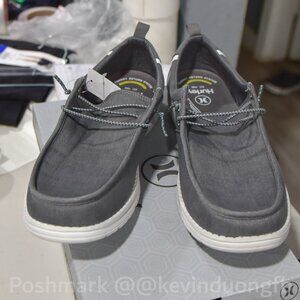 Hurley Men's Casual Shoe Soft Polyester Canvas Upper Hurley® Color: Gray
